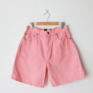 Watermelon Pink Relaxed Fit Shorts